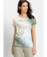 Фото #2 товара Women's Tropic Glam Short Sleeve T-Shirt