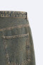 Фото #8 товара Крашеные джинсы baggy ZARA