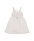 ფოტო #12 პროდუქტის Girls' Sleeveless Ruched Bodice Party Dress, Toddler