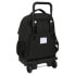 School Rucksack with Wheels Umbro Flash Black (33 x 45 x 22 cm)