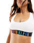 Calvin Klein intense power pride cotton unlined bralette in white