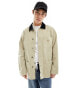 Dickies duck canvas unlined chore jacket in light tan