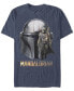 Фото #1 товара Men's Star Wars Mandalorian Mando Head Short Sleeve T-shirt