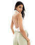 Фото #4 товара SNDYS halterneck backless top in white