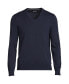 ფოტო #3 პროდუქტის Big & Tall Fine Gauge Supima Cotton V-neck Sweater