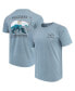 Фото #4 товара Men's Blue Arkansas Razorbacks State Scenery Comfort Colors T-shirt