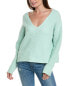 Фото #1 товара Theory Easy V-Neck Wool-Blend Sweater Women's