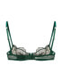 I.D. Sarrieri Womens Midnight Dream balconette bra Dark Green Size 34D