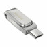 Фото #1 товара USВ-флешь память SanDisk SDDDC4-128G-G46 Серебристый Сталь 128 Гб (1 штук)