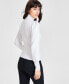 Фото #2 товара Women's Turtleneck Cutout Ribbed Sweater, Created for Macy's