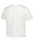 ფოტო #3 პროდუქტის Women's White Michigan Wolverines Local Crop T-shirt