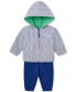 Baby Boys Puppy Hoodie, Bodysuit, and Pants, 3 Piece Set