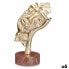 Фото #1 товара Домашняя статуэтка Gift Decor Декоративная фигура Лицо Позолоченный Деревянный Металл 16,5 x 26,5 x 11 см