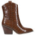 Фото #1 товара Corkys Rowdy Snip Toe Cowboy Booties Womens Brown Casual Boots 81-0017-207