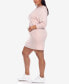 ფოტო #3 პროდუქტის Plus Size Hoodie Sweatshirt Dress