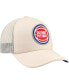 Фото #3 товара Men's Cream Detroit Pistons Trucker Adjustable Hat