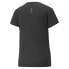 Фото #2 товара Puma Run Logo Crew Neck Short Sleeve Athletic T-Shirt Womens Black Casual Tops 5