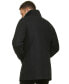 Фото #2 товара Men's Urban Walker Coat with Detachable Faux Rabbit Fur at Interior Collar