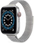 Ocelový milánský tah pro Apple Watch - Silver 42/44/45 mm