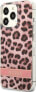 Guess Guess GUHCP13XHSLEOP iPhone 13 Pro Max 6,7" różowy/pink hardcase Leopard