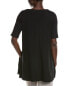 Фото #2 товара Eileen Fisher Bateau Neck Tunic Women's Black Xl