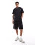 Threadbare oversized cockatoo embroidery t-shirt in black Черный, M - фото #3