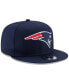 Фото #4 товара Men's New England Patriots Basic 9FIFTY Adjustable Snapback Cap