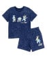 Boys Bingo Vintage Drop Shoulder T-Shirt and Shorts Outfit Set to