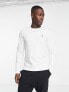 Фото #1 товара Polo Ralph Lauren long sleeve lounge soft cotton top in white