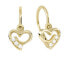 Фото #1 товара Children´s earrings Hearts made of yellow gold 239 001 00970