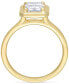 ფოტო #4 პროდუქტის Moissanite Bezel Ring (1-3/4 ct. t.w.) in 10k Gold