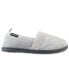 Фото #2 товара Quilted Memory Foam Microterry Slip On Slippers