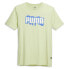 Фото #1 товара Puma Paint Logo Crew Neck Short Sleeve T-Shirt Mens Size S Casual Tops 67879332