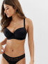 Фото #1 товара Pour Moi Eden lace trim t-shirt bra in black