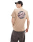 Фото #2 товара Santa Cruz slick dot graphic t-shirt in beige