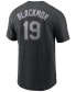 Фото #1 товара Men's Charlie Blackmon Colorado Rockies Name and Number Player T-Shirt