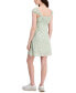 Juniors' Mesh Cap-Sleeve Mini Dress sage floral, M - фото #2