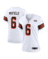 Фото #3 товара Women's Baker Mayfield White Cleveland Browns 1946 Collection Alternate Game Jersey
