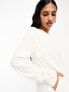 Фото #3 товара ASOS DESIGN midi sweat dress with pockets in white