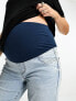 Фото #3 товара Cotton:On Maternity strechy straight jeans in blue