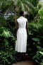 Фото #5 товара Платье с ажурной вышивкой ZARA