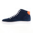 Фото #5 товара French Connection Homer FC7204H Mens Blue Suede Lifestyle Sneakers Shoes