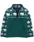 Toddler Fair Isle Quarter-Zip Microfleece Pullover 3T