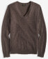 100% Cashmere Women's V-Neck Long-Sleeve Sweater, Regular & Petites, Created for Macy's