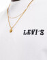 Фото #4 товара Levi's eagle back logo print vintage oversized t-shirt in white