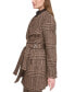 Фото #4 товара Womens Asymmetrical Belted Wrap Coat, Created for Macys