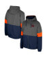 ფოტო #1 პროდუქტის Men's Charcoal Auburn Tigers Miles Full-Zip Jacket