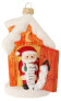 Фото #1 товара 11cm Santa im Klohäuschen aus Glas