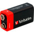 Фото #1 товара VERBATIM 9V-Block 6 LR 61 49924 Batteries