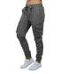 ფოტო #4 პროდუქტის Women's Loose Fit Cotton Stretch Twill Cargo Joggers